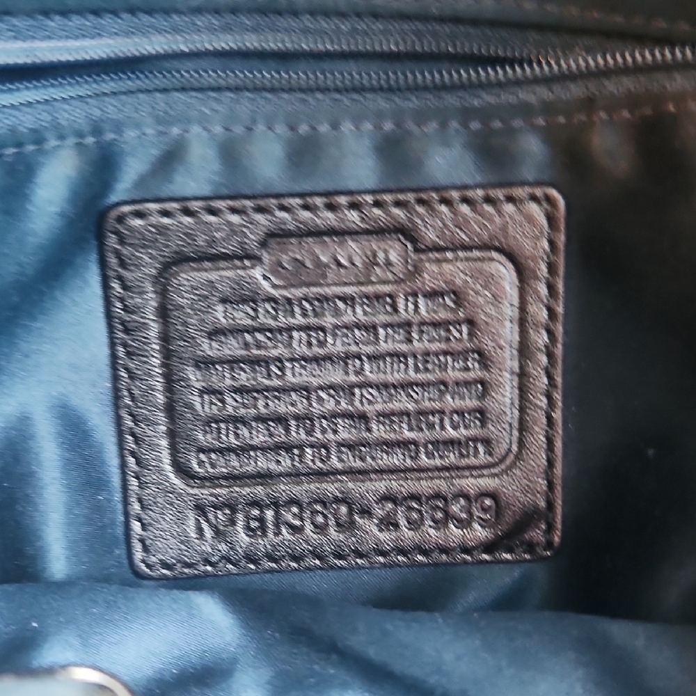 Coach Black Signature Tote Bag - Picture 2 of 9